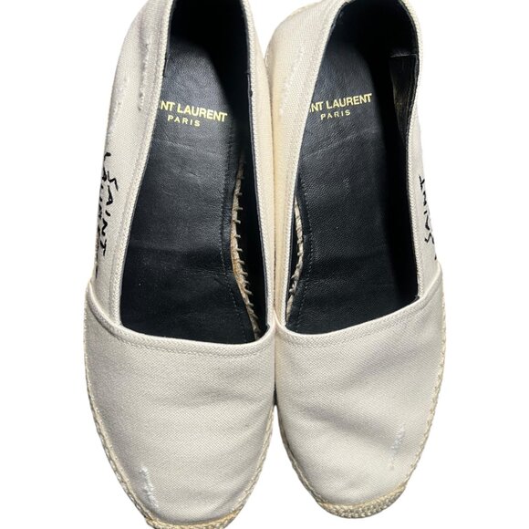 SAINT LAURENT Canvas Elba Espadrilles - Picture 1 of 6